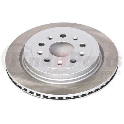 AR82127SCR by POWERSTOP BRAKES - Disc Brake Rotor - Rear, Vented, Semi-Coated for 2008-2019 Cadillac CTS