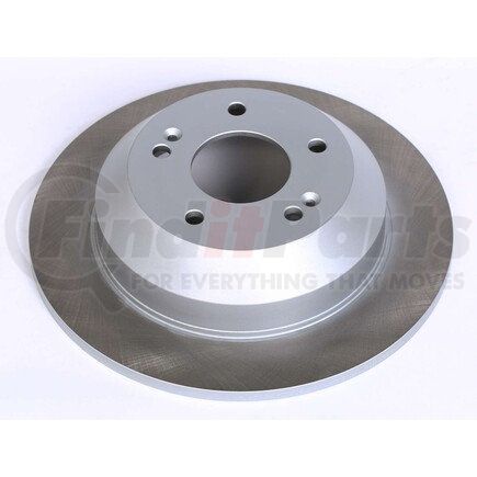 JBR1532SCR by POWERSTOP BRAKES - Disc Brake Rotor - Rear, Solid, Semi-Coated for 10-18 Hyundai Santa Fe