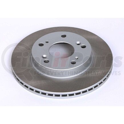 JBR1551SCR by POWERSTOP BRAKES - Disc Brake Rotor - Front, Vented, Semi-Coated for 13-14 Acura ILX