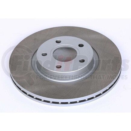 EBR896SCR by POWERSTOP BRAKES - Disc Brake Rotor - Front, Vented, Semi-Coated for 13-18 Ford C-Max