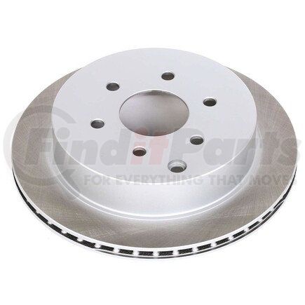 JBR1164SCR by POWERSTOP BRAKES - Disc Brake Rotor - Rear, Vented, Semi-Coated for 05-21 Nissan Frontier