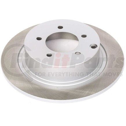 AR83069SCR by POWERSTOP BRAKES - Disc Brake Rotor - Rear, Solid, Semi-Coated for 2011-2014 Chrysler 200