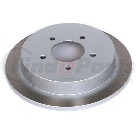 AR8559SCR by POWERSTOP BRAKES - Disc Brake Rotor - Rear, Solid, Semi-Coated for 97-00 Ford Expedition