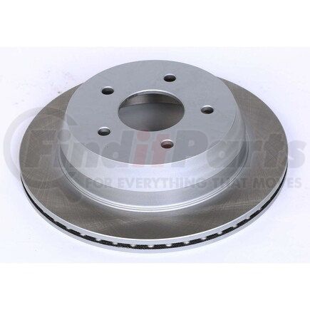 AR8639SCR by POWERSTOP BRAKES - Disc Brake Rotor - Rear, Vented, Semi-Coated for 97-05 Chevrolet Blazer