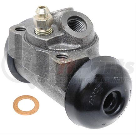 18E745 by ACDELCO - Drum Brake Wheel Cylinder - Bolted, with Bleeder Screw and Bleeder Screw Cap