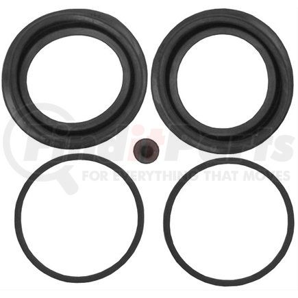 18G194 by ACDELCO - Disc Brake Caliper Seal Kit - Rubber, Square O-Ring, Black Seal