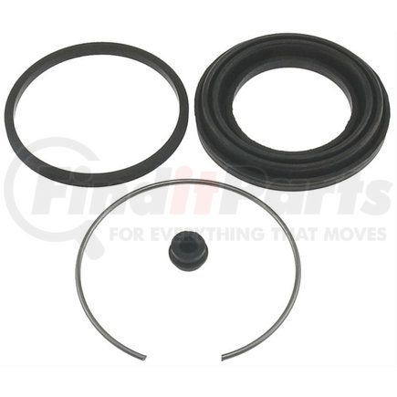 18H119 by ACDELCO - Disc Brake Caliper Seal Kit - Rubber, Square O-Ring, Black Seal