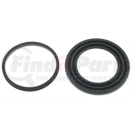 18H35 by ACDELCO - Disc Brake Caliper Seal Kit - Rubber, Square O-Ring, Black Seal