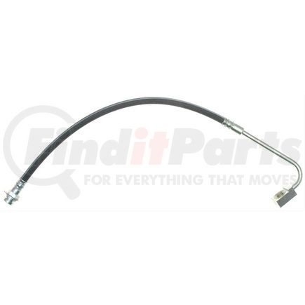 18J353 by ACDELCO - Brake Hydraulic Hose - 19.63", Black, Silver, Corrosion Resistant Steel