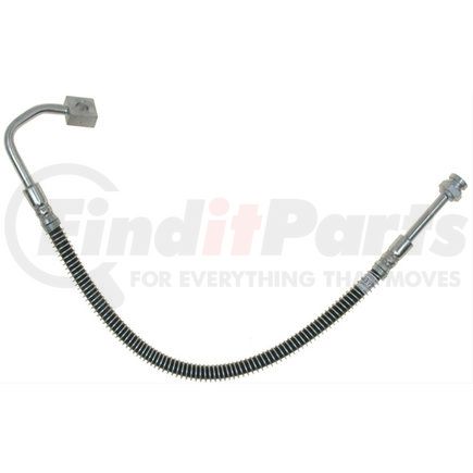 18J4696 by ACDELCO - Brake Hydraulic Hose - 19.3", Black, Silver, Corrosion Resistant Steel