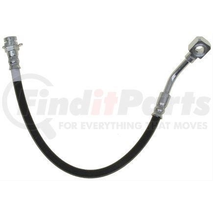 18J4886 by ACDELCO - Brake Hydraulic Hose - 16.1", Black, Silver, Corrosion Resistant Steel