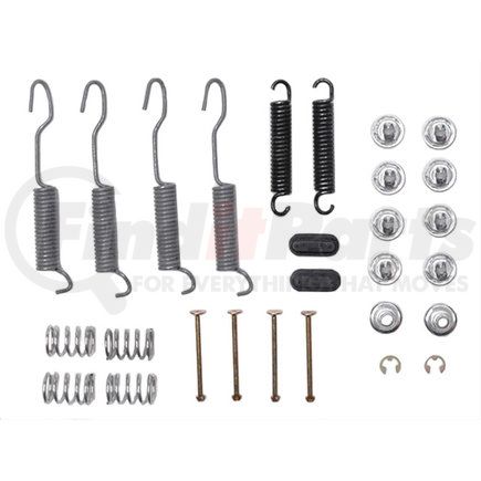 18K1127 by ACDELCO - Drum Brake Hardware Kit - Inc. Springs, Pins, Retainers, Caps and Washers