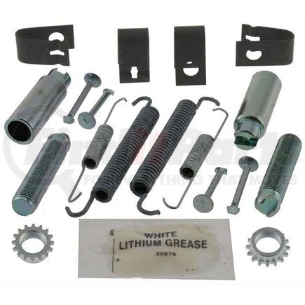 18K1131 by ACDELCO - Parking Brake Hardware Kit - Inc. Springs, Adjusters, Pins, Retainers, Wheels, Grease