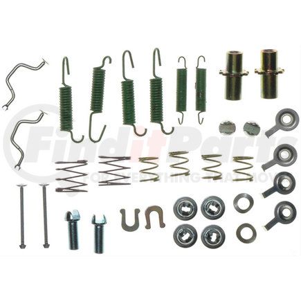 18K1194 by ACDELCO - Parking Brake Hardware Kit - 7.48" x 1.77" Shoe, with Colored Springs