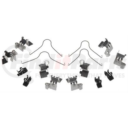 18K351X by ACDELCO - Disc Brake Hardware Kit - Regular Brake Service Grade, Steel Clip