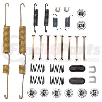 18K655 by ACDELCO - Drum Brake Hardware Kit - Inc. Springs, Pins, Retainers, Caps and Washers