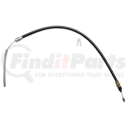 18P13 by ACDELCO - Parking Brake Cable - Rear, 33.10", Fixed Wire Stop End, Steel