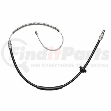 18P1558 by ACDELCO - Parking Brake Cable - Front, 43.10", Fixed Wire Stop End, Steel