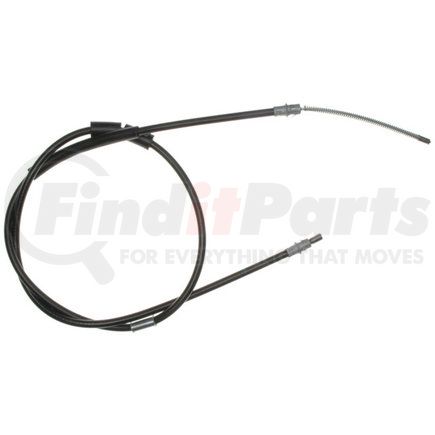 18P2065 by ACDELCO - Parking Brake Cable - Rear, 72.50", Fixed Wire Stop End, Steel