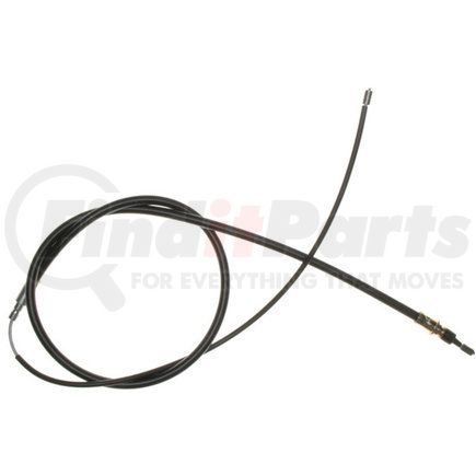 18P1995 by ACDELCO - Parking Brake Cable - Rear, 67.50", Fixed Wire Stop End, Steel