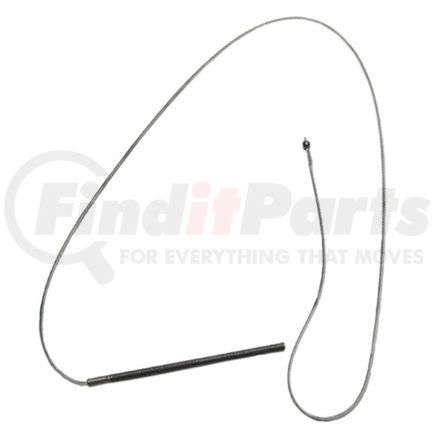 18P2195 by ACDELCO - Parking Brake Cable - Front, 52.40", Threaded End 1, Fixed Wire Stop End 2