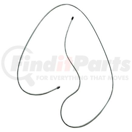 18P21 by ACDELCO - Parking Brake Cable - 88.00" Cable, Fixed Wire Stop End, Steel