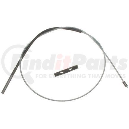 18P2071 by ACDELCO - Parking Brake Cable - 40.60" Cable, Threaded End 1, Fixed Wire Stop End 2, Steel
