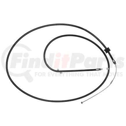 18P2501 by ACDELCO - Parking Brake Cable - Front, 143.70", Fixed Wire Stop End, Steel