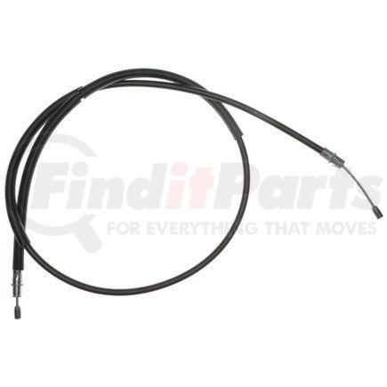 18P2507 by ACDELCO - Parking Brake Cable - Rear, 68.90", Fixed Wire Stop End, Steel