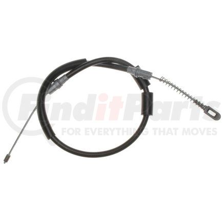 18P2508 by ACDELCO - Parking Brake Cable - Rear, 39.50", Fixed Wire Stop End 1, Eyelet End 2, Steel