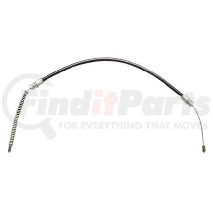 18P2797 by ACDELCO - Parking Brake Cable - Rear, 27.40", Fixed Wire Stop End, Steel