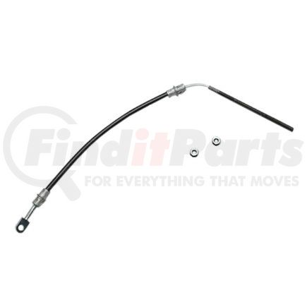 18P327 by ACDELCO - Parking Brake Cable - Front, 23.60", Threaded End 1, Eyelet End 2, Steel