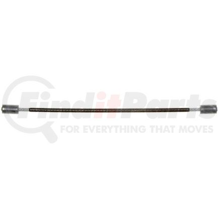 18P724 by ACDELCO - Parking Brake Cable - 6.80" Cable, Fixed Wire Stop End, Steel