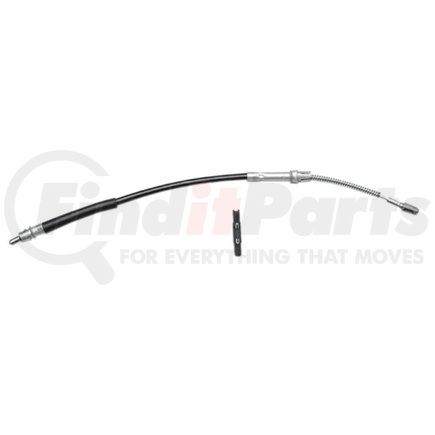 18P872 by ACDELCO - Parking Brake Cable - Rear, 21.80", Eyelet End 1, Fixed Wire Stop End 2, Steel