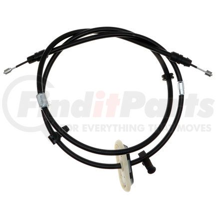 18P96984 by ACDELCO - Parking Brake Cable - Rear Driver Side, 74.803" Cable, Black