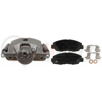 18R1206 by ACDELCO - Disc Brake Caliper - Natural, Loaded, Floating, Uncoated, Performance Grade