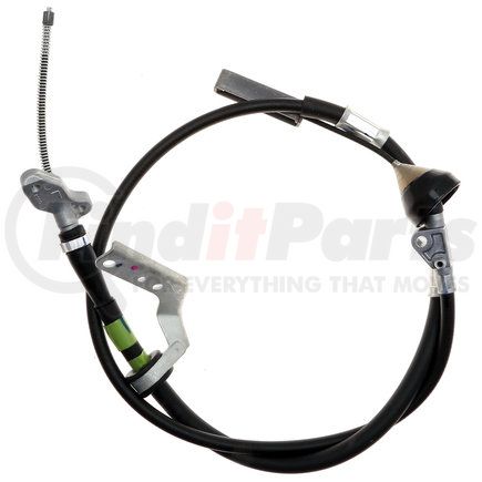 18P97118 by ACDELCO - Parking Brake Cable - Rear, 58.90", Barrel End 1, Uni-Loc End 2, Stainless Steel