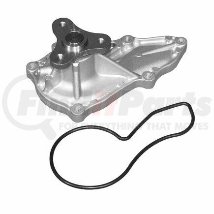 252-1008 by ACDELCO - Engine Water Pump - 3 Hub Holes, Steel, Reverse Impeller, 7 Vane, Timing belt