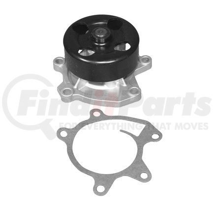 252-1012 by ACDELCO - Engine Water Pump - Steel, Reverse Impeller, 6 Vane, Timing belt