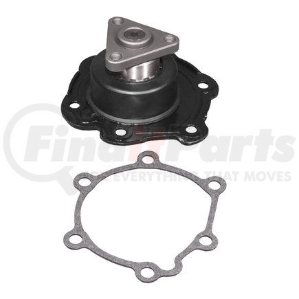 252-257 by ACDELCO - Engine Water Pump - 3 Hub Holes, Steel, Reverse Impeller, 6 Vane, Timing belt