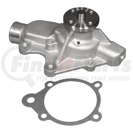 252-279 by ACDELCO - Engine Water Pump - 4 Hub Holes, Steel, Reverse Impeller, 5 Vane, Timing belt