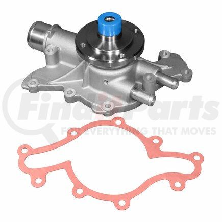 252-486 by ACDELCO - Engine Water Pump - 4 Hub Holes, Steel, Reverse Impeller, 6 Vane, Timing belt