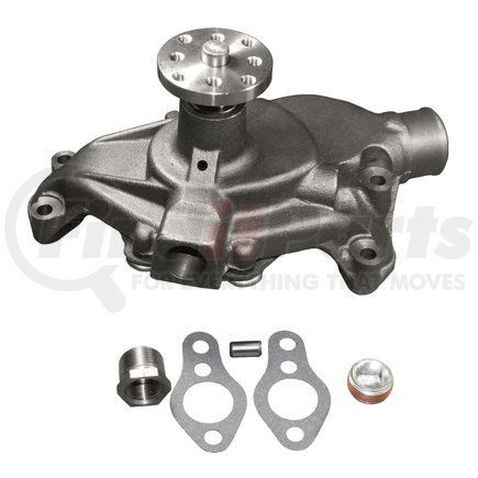 252-581 by ACDELCO - Engine Water Pump - 8 Hub Holes, Steel, Standard Impeller, 6 Vane, Timing belt