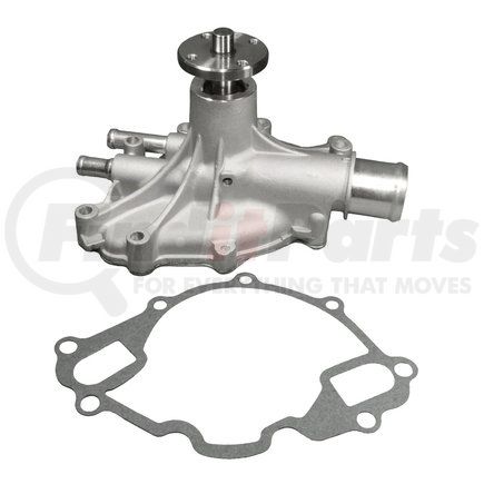 252-673 by ACDELCO - Engine Water Pump - 4 Hub Holes, Steel, Reverse Impeller, 8 Vane, Timing belt