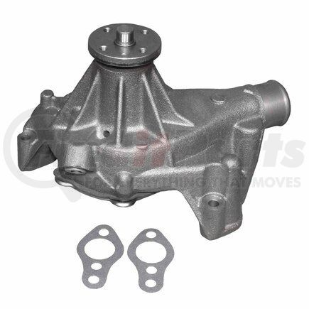 252-719 by ACDELCO - Engine Water Pump - 4 Hub Holes, Steel, Reverse Impeller, 6 Vane, Timing belt