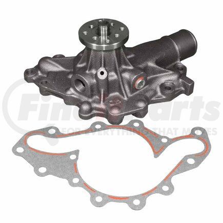 252-717 by ACDELCO - Engine Water Pump - 8 Hub Holes, Grey Iron, Reverse Impeller, 6 Vane