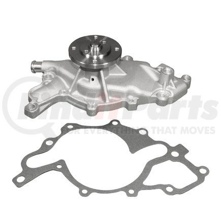 252-728 by ACDELCO - Engine Water Pump - 4 Hub Holes, Grey Iron, Reverse Impeller, 9 Vane