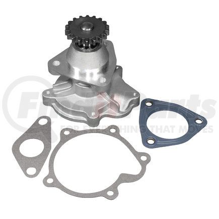 252-779 by ACDELCO - Engine Water Pump - Steel, Standard Impeller, 5 Vane, 8 Mounting Holes, Gear