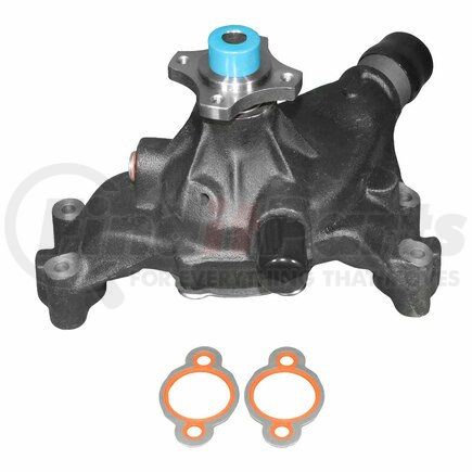 252-783 by ACDELCO - Engine Water Pump - 4 Hub Holes, Steel, Reverse Impeller, 8 Vane, Timing belt