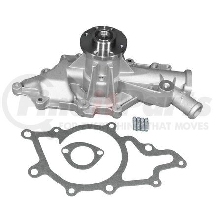 252-894 by ACDELCO - Engine Water Pump - 4 Hub Holes, Steel, Reverse Impeller, 8 Vane, Timing belt